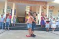 Hoạt động trải nghiệm dưới cờ (trình diễn thời trang của học sinh lớp 1)